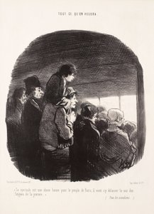 The Show is a Good Thing for the People of Paris by Honoré Daumier