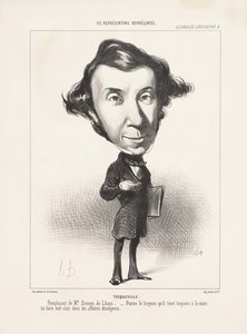 Tocqueville, 1849 by Honoré Daumier