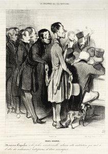 Three Hours... by Honoré Daumier