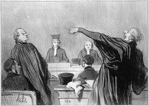 A Lawyer Who Hopes by Honoré Daumier
