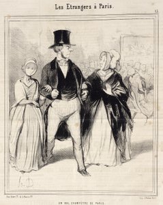 A Country Ball in Paris by Honoré Daumier