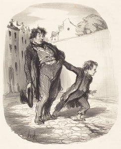 A Model Son by Honoré Daumier