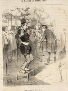 An Electrified Warrior by Honoré Daumier