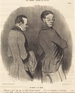 A Fashionable Outfit by Honoré Daumier