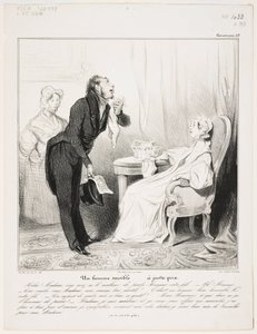 Un Homme Sensible (Caricaturana 43) by Honoré Daumier