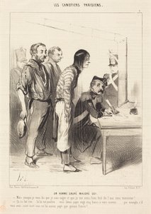 A Man Saved Despite Himself by Honoré Daumier