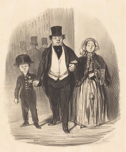 A Young Man Who is the Hope... of the Badinguet Family by Honoré Daumier