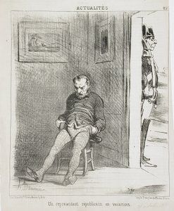 A Republican Representative on Vacation by Honoré Daumier