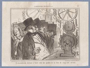 A Rotisserie Intended... (The Universal Exhibition), from Le Charivari by Honoré Daumier