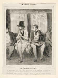 An Unpleasant Encounter, from La Comedie Humaine