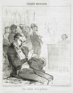A Victim of Politeness by Honoré Daumier