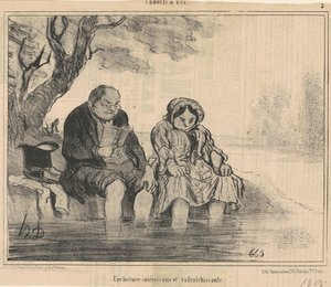 An Interesting and Refreshing Reading by Honoré Daumier