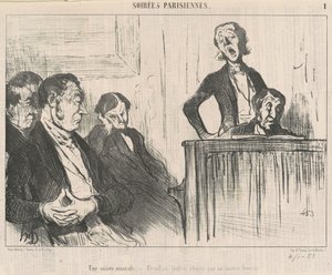 A Musical Evening by Honoré Daumier