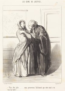 You Are Pretty... by Honoré Daumier