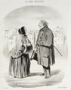 You Are Always Gallant!... by Honoré Daumier