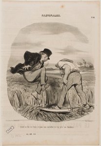 When One Makes Hay, One Should Not Be Too Close to the Reapers by Honoré Daumier