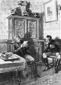 Illustration for Country Doctor, novel by Honore de Balzac from Human Comedy, published in 1902, Paris