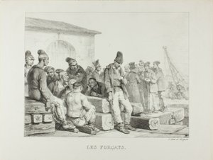 Convicts by Emile Jean Horace Vernet