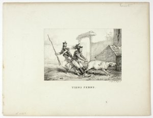 Hold Fast by Emile Jean Horace Vernet