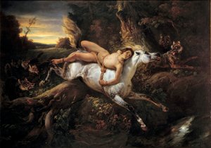 Mazeppa Illustration for the Poem of Lord Byron or Victor Hugo