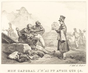 My Corporal, I Could Only Get This by Emile Jean Horace Vernet