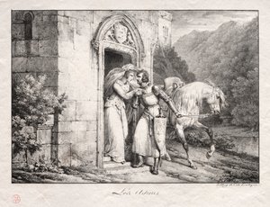 The Farewells by Emile Jean Horace Vernet
