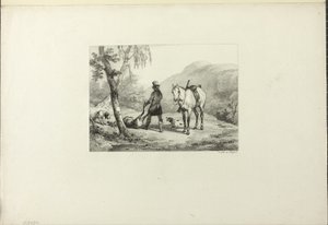 The Quarry by Emile Jean Horace Vernet
