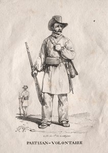 Voluntary Partisan, 1822 by Emile Jean Horace Vernet
