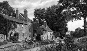 The Swan Inn, Fittleworth, Sussex, c1922 by Horace Walter Nicholls