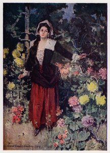 Illustration for Evangeline, A Tale of Arcadie, by Henry Wadsworth Longfellow by Howard Chandler (after) Christy