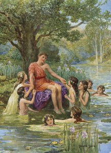 The water nymphs came to look at him, and loved him. From How the Argonauts sailed to Colchis