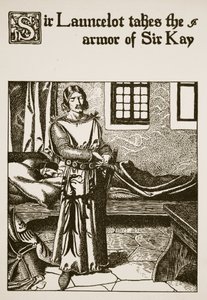 Sir Launcelot Takes the Armor of Sir Kay, Illustration from 