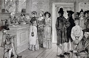 Women at the Polls in New Jersey, illustration from 