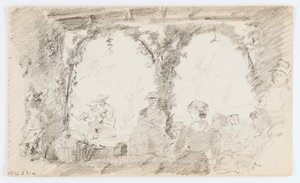 Untitled (Seated Figures and Musicians)