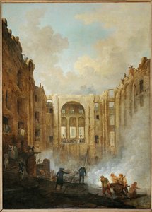 The Fire at the Opera at Palais Royal