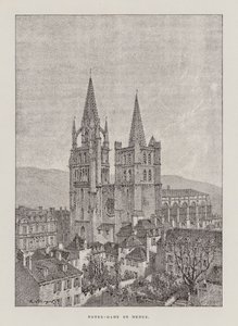Notre-Dame De Mende by Hubert Clerget