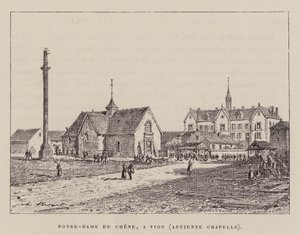 Notre-Dame Du Chene, A Vion, Ancient Chapel (engraving) by Hubert Clerget