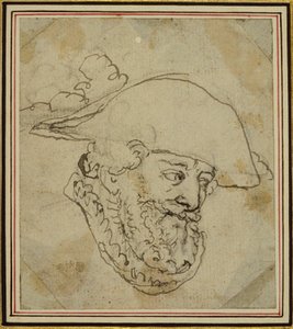 Head of a Man by Hubert Francois Gravelot