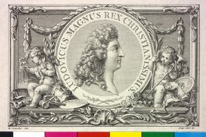 King of France Louis XIV by Hubert Francois Gravelot