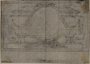 Study for Frontispiece Vignette in Tacitus "Tiberius, or The First Six Books of the Annals", Book IV