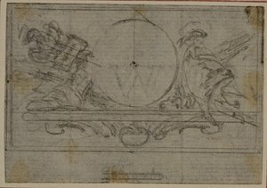 Study for En Tête Vignette in Tacitus "Tiberius, or The First Six Books of the Annals", Book VI