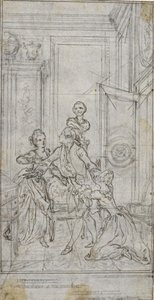Study for Vignette-Frontispiece in Charles-Simon Favart