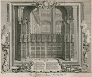 The monument of King Edward IV by Hubert Francois Gravelot