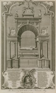 The monument of Mary Queen of Scots