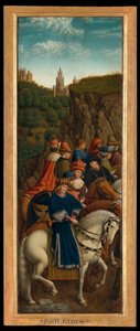 The Just Judges, lower left panel of the Ghent Altarpiece