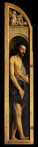 Adam, Reproduction of the Panel on the Left Wing of the Ghent Altarpiece by Hubert & Jan van (1390 1441) (after) Eyck
