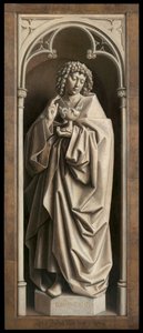 St. John the Evangelist, from the exterior of the right wing of The Ghent Altarpiece by Hubert & Jan van (1390 1441) Eyck
