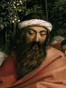 The Pilgrims guided by St. Christopher (detail)