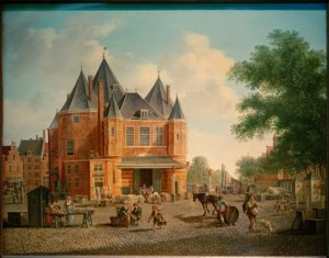 The Antonius Scale at Nieuwmarkt in Amsterdam by Hubert Pieter Schouten