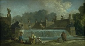 A Fountain with Washerwomen